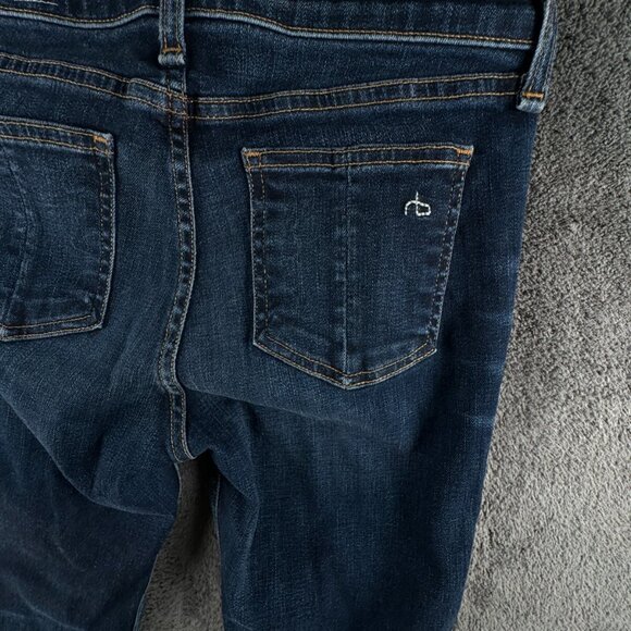 Rag & Bone Size 27x31 Women Blue Denim Dark Wash Jeans Cotton Blend W1502K520 - Picture 14 of 14